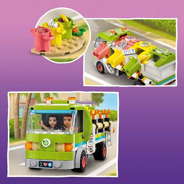 LEGO Friends: Camion de reciclare 41712, 6 ani+, 259 piese