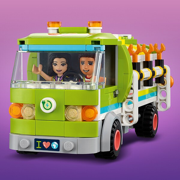 LEGO Friends: Camion de reciclare 41712, 6 ani+, 259 piese