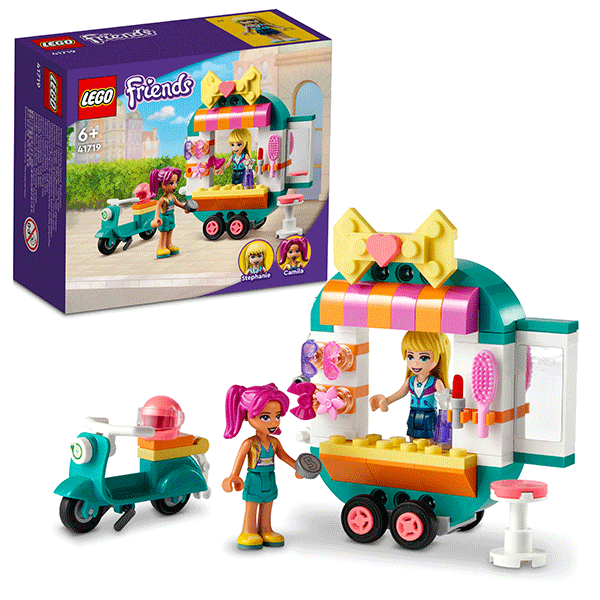 LEGO Friends: Butic mobil de moda 41719, 6 ani+, 94 piese