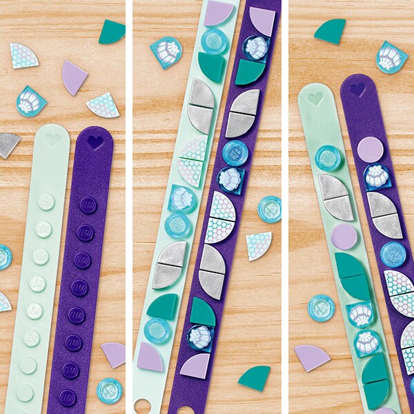 LEGO Dots: Bratari Fantezii marine 41909, 6 ani+, 34 piese