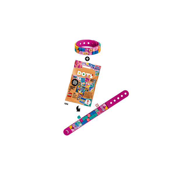 LEGO Dots: Bratara Energie creativa 41919, 6 ani+, 33 piese