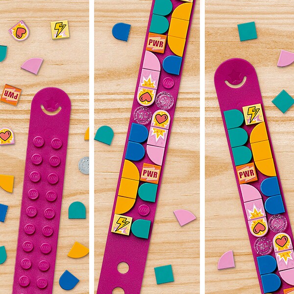 LEGO Dots: Bratara Energie creativa 41919, 6 ani+, 33 piese