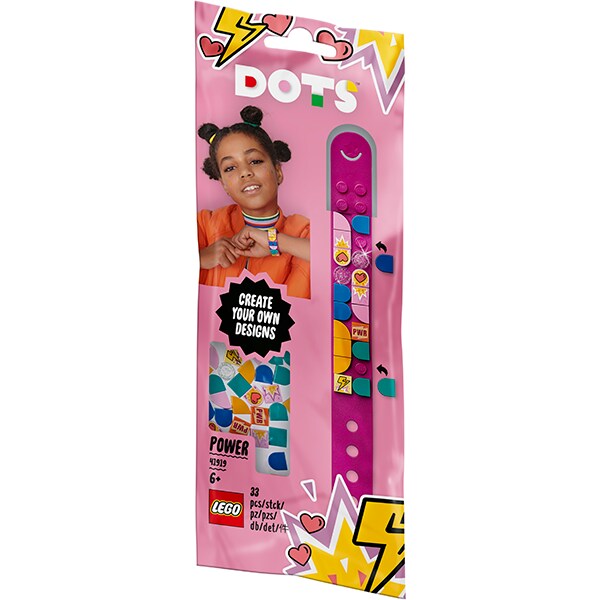 LEGO Dots: Bratara Energie creativa 41919, 6 ani+, 33 piese