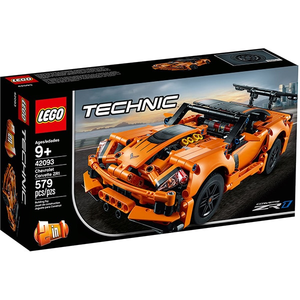 LEGO Technic: Chevrolet Corvette ZR1 42093, 9 ani+, 579 piese 