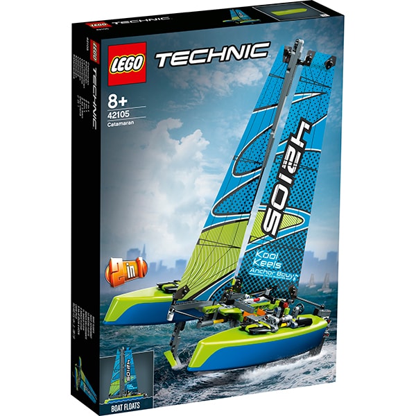 LEGO Technic: Catamaran 42105, 8 ani+, 404 piese