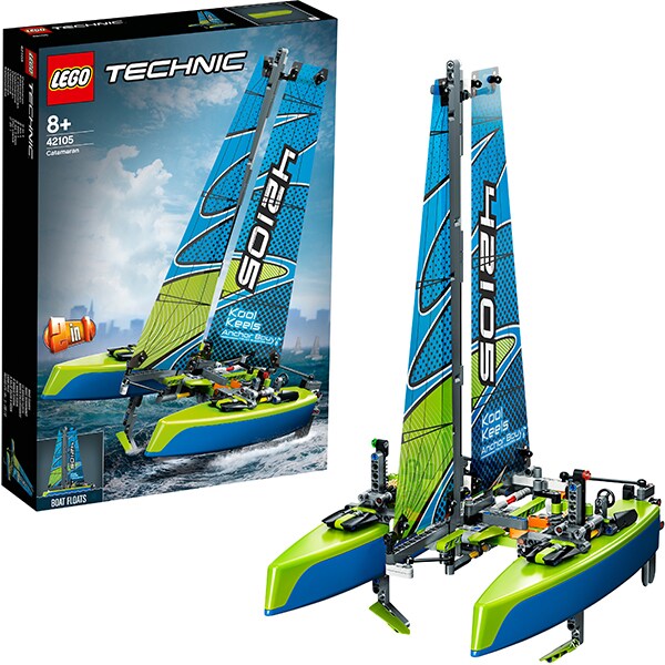 LEGO Technic: Catamaran 42105, 8 ani+, 404 piese