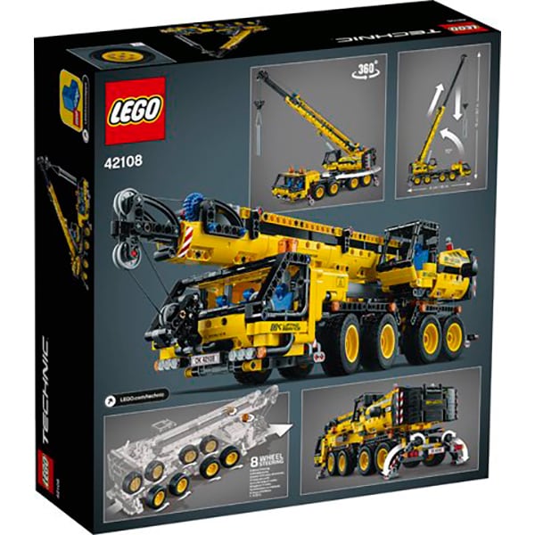 LEGO Technic: Macara mobila 42108, 10 ani+, 1292 piese