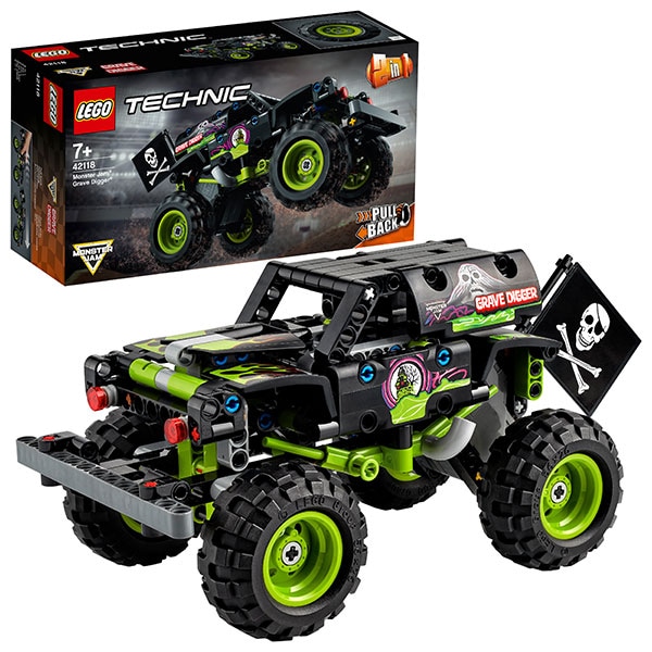 LEGO Technic: Monster Jam Grave Digger 42118, 7 ani+, 212 piese