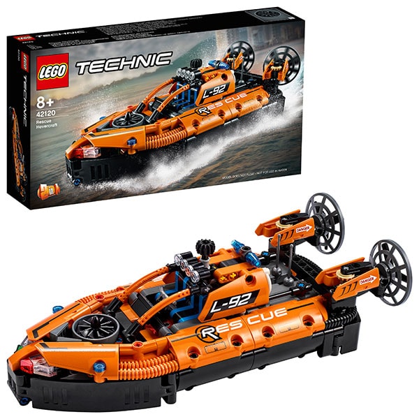 LEGO Technic: Aeroglisor de salvare 42120, 8 ani+, 457 piese