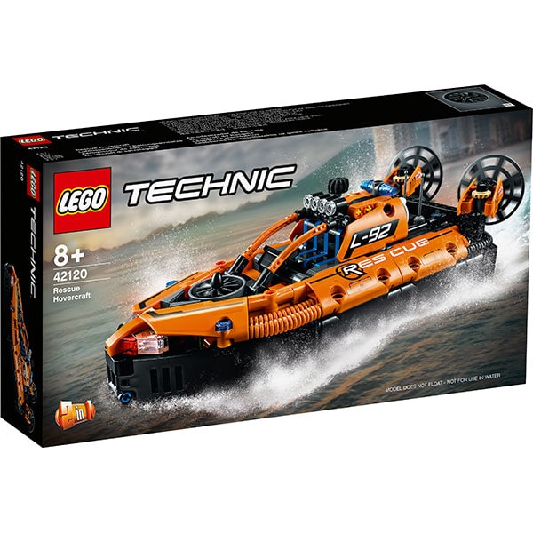 LEGO Technic: Aeroglisor de salvare 42120, 8 ani+, 457 piese