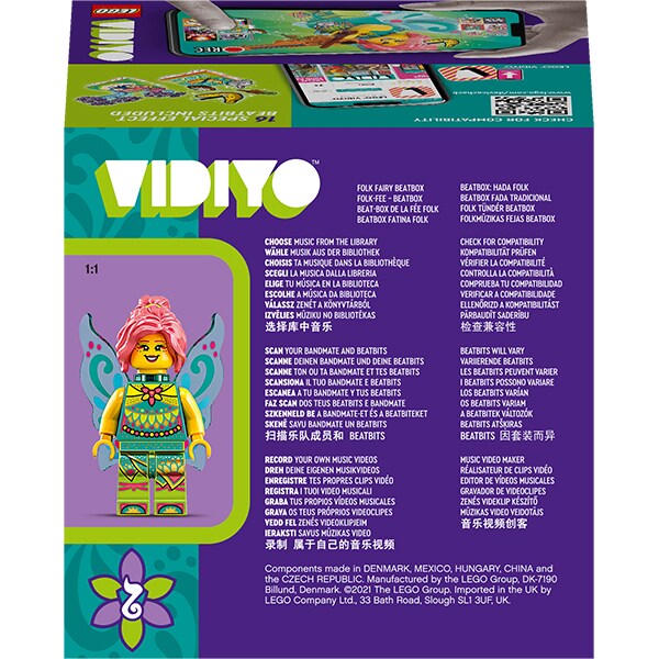 LEGO Vidiyo: Folk Fairy BeatBox 43110, 7 ani+, 89 piese