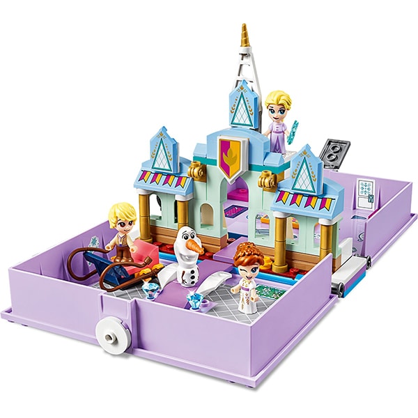LEGO Disney Princess: Aventuri din cartea de povesti cu Anna si Elsa 43175, 5 ani+, 133 piese