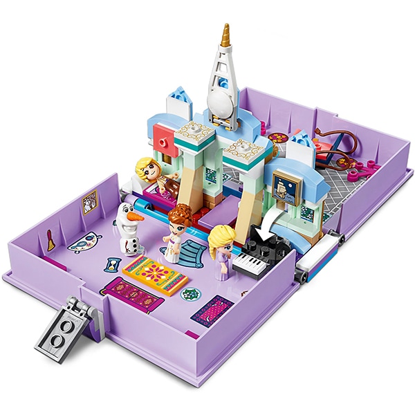 LEGO Disney Princess: Aventuri din cartea de povesti cu Anna si Elsa 43175, 5 ani+, 133 piese