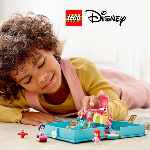 LEGO Disney Princess: Aventuri din cartea de povesti cu Ariel 43176, 5 ani+, 105 piese