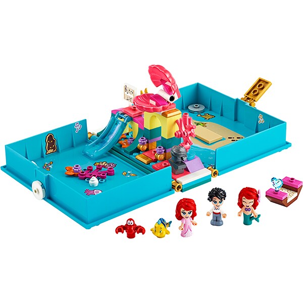 LEGO Disney Princess: Aventuri din cartea de povesti cu Ariel 43176, 5 ani+, 105 piese