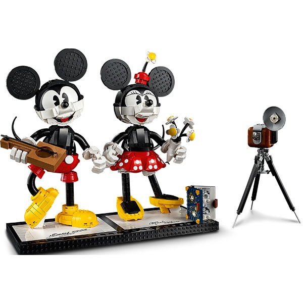 LEGO Disney: Personaje construibile Mickey Mouse si Minnie Mouse 43179, 18 ani+, 1739 piese
