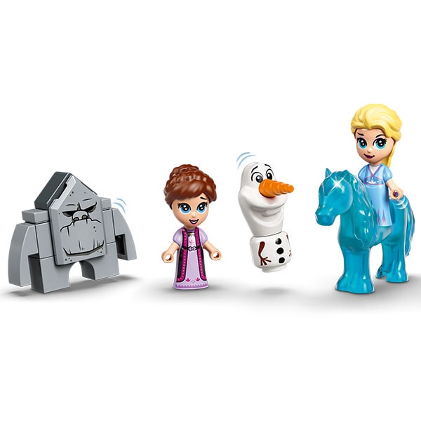 LEGO Disney: Aventuri din cartea de povesti cu Elsa si Nokk 43189, 5 ani+, 125 piese