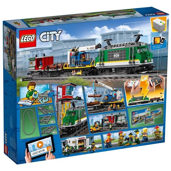LEGO City: Tren marfar 60198, 6-12 ani, 1226 piese