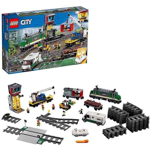 LEGO City: Tren marfar 60198, 6-12 ani, 1226 piese