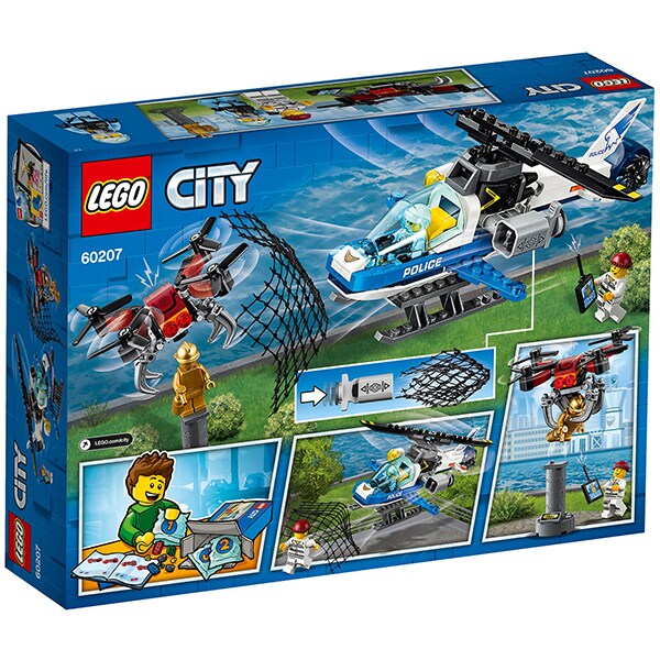 LEGO City: Urmarirea cu drona a politiei 60207, 5 ani+, 192 piese