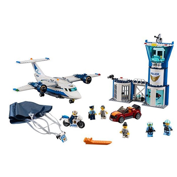 LEGO City: Police - Baza politiei aeriene 60210, 6 ani+, 529 piese