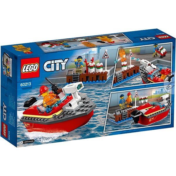 LEGO City: Incendiul de la docuri 60213, 5 ani+, 97 piese