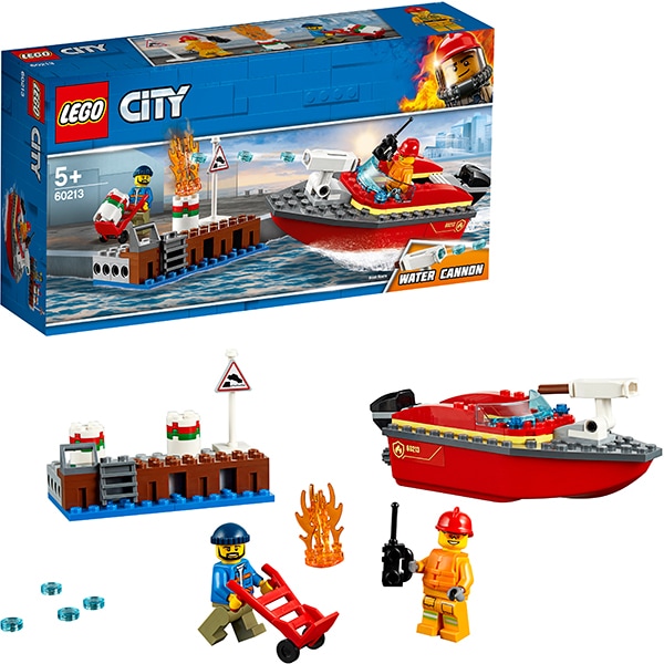 LEGO City: Incendiul de la docuri 60213, 5 ani+, 97 piese