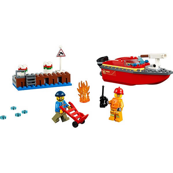 LEGO City: Incendiul de la docuri 60213, 5 ani+, 97 piese