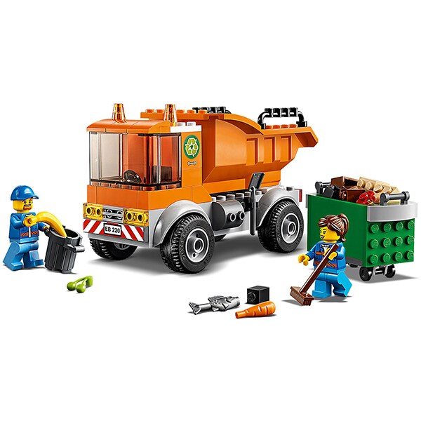 LEGO City: Camion pentru gunoi 60220, 4 ani+, 90 piese