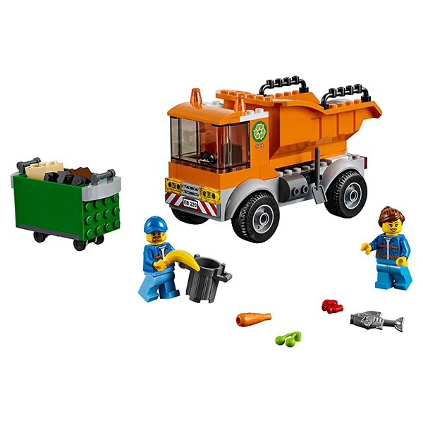 LEGO City: Camion pentru gunoi 60220, 4 ani+, 90 piese