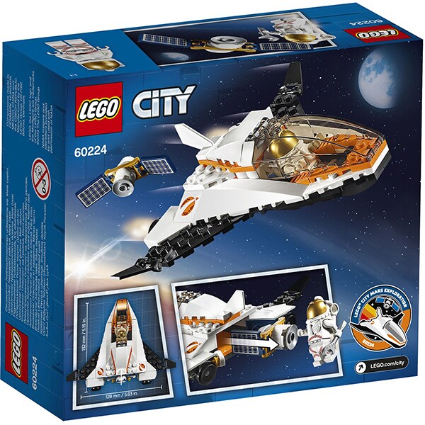 LEGO City: Misiune de reparat sateliti 60224, 5 ani+, 84 piese
