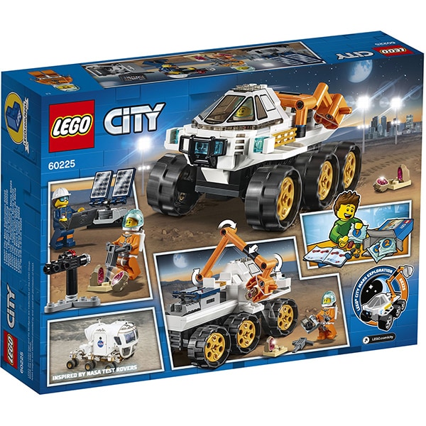 LEGO City: Cursa de testare pentru Rover 60225, 5 ani+, 202 piese