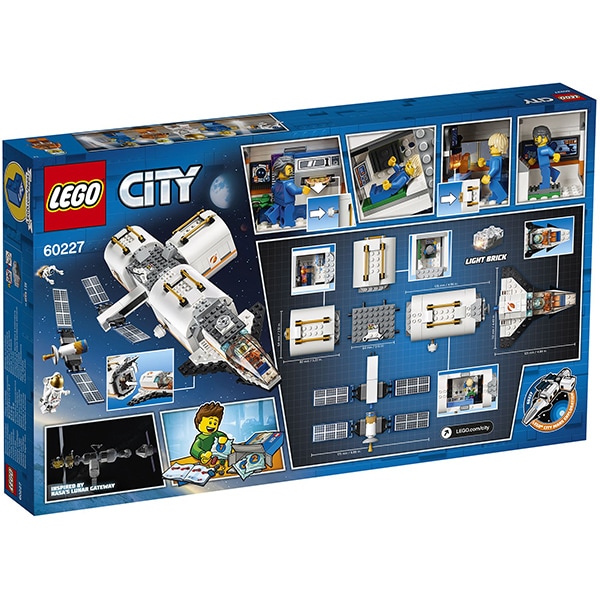 LEGO City: Statie spatiala lunara 60227, 6 ani+, 412 piese
