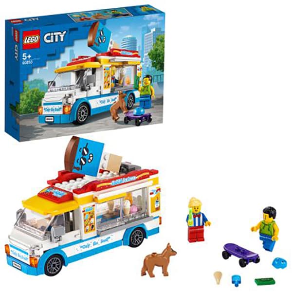 LEGO City: Great Vehicles - Furgoneta cu inghetata 60253, 5 ani+, 200 piese