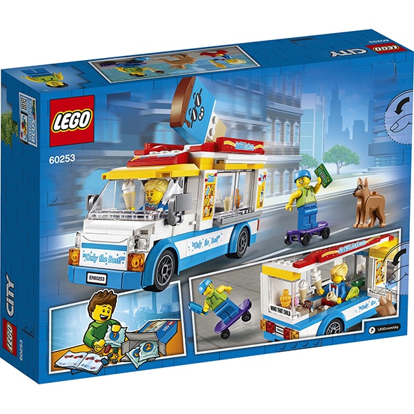 LEGO City: Great Vehicles - Furgoneta cu inghetata 60253, 5 ani+, 200 piese