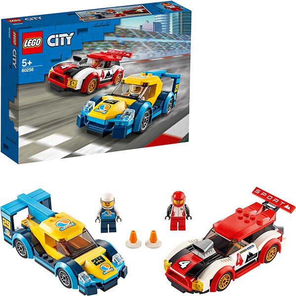 LEGO City: Masini de curse 60256, 5 ani+, 190 piese