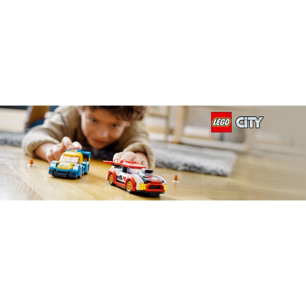 LEGO City: Masini de curse 60256, 5 ani+, 190 piese