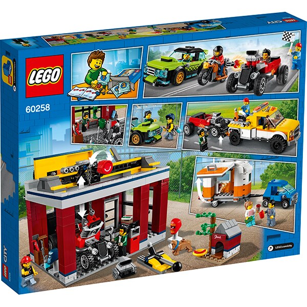 LEGO City: Atelier de tuning 60258, 6 ani+, 897 piese