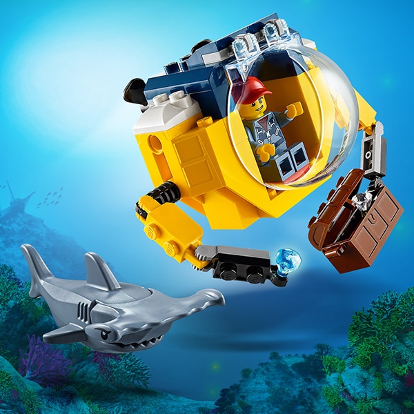 LEGO City: Minisubmarin oceanic 60263, 4 ani+, 41 piese