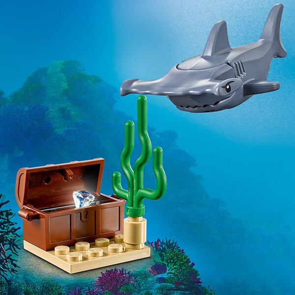 LEGO City: Minisubmarin oceanic 60263, 4 ani+, 41 piese