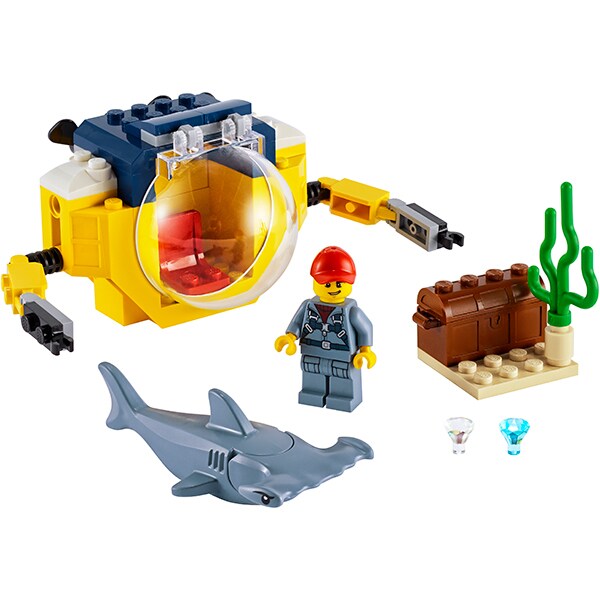 LEGO City: Minisubmarin oceanic 60263, 4 ani+, 41 piese