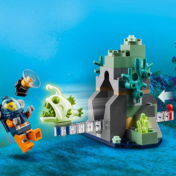 LEGO City: Submarin de explorare a oceanului 60264, 5 ani+, 286 piese