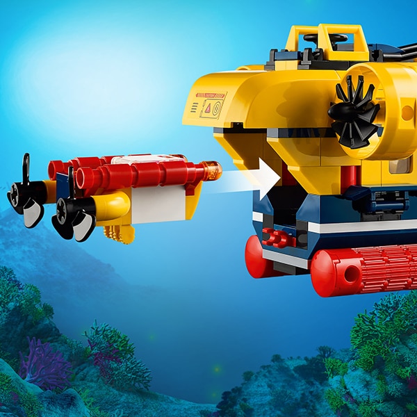 LEGO City: Submarin de explorare a oceanului 60264, 5 ani+, 286 piese