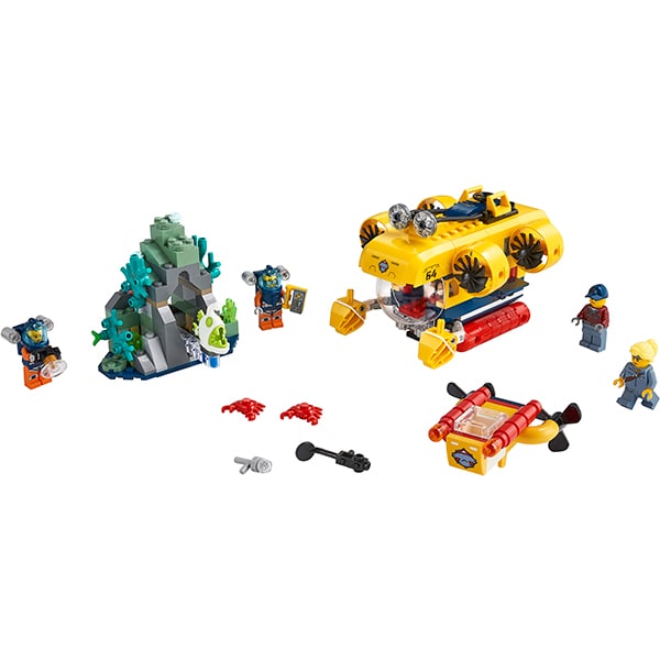 LEGO City: Submarin de explorare a oceanului 60264, 5 ani+, 286 piese