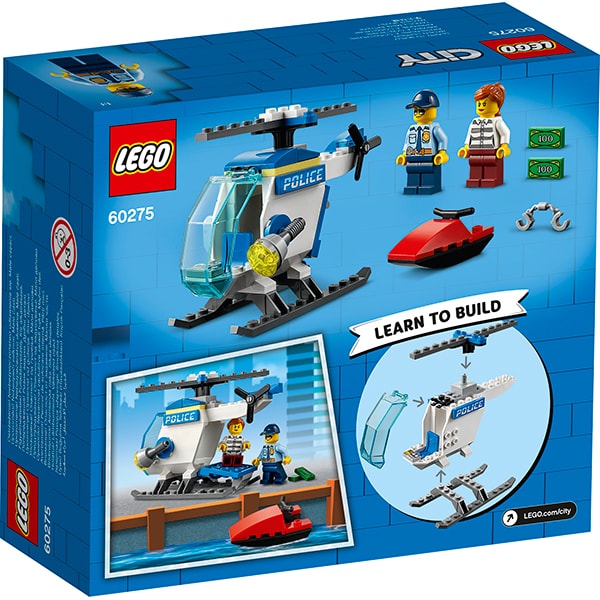 LEGO City: Elicopterul politie 60275, 4 ani+, 51 piese