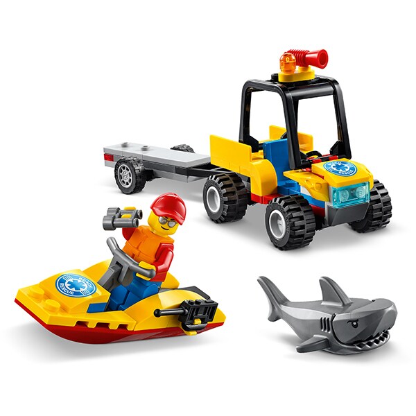 LEGO City: ATV de salvare pe plaja 60286, 5 ani+, 79 piese