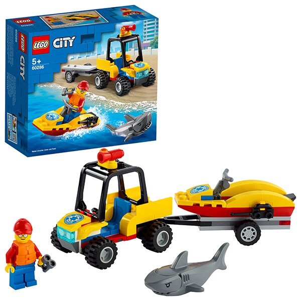 LEGO City: ATV de salvare pe plaja 60286, 5 ani+, 79 piese