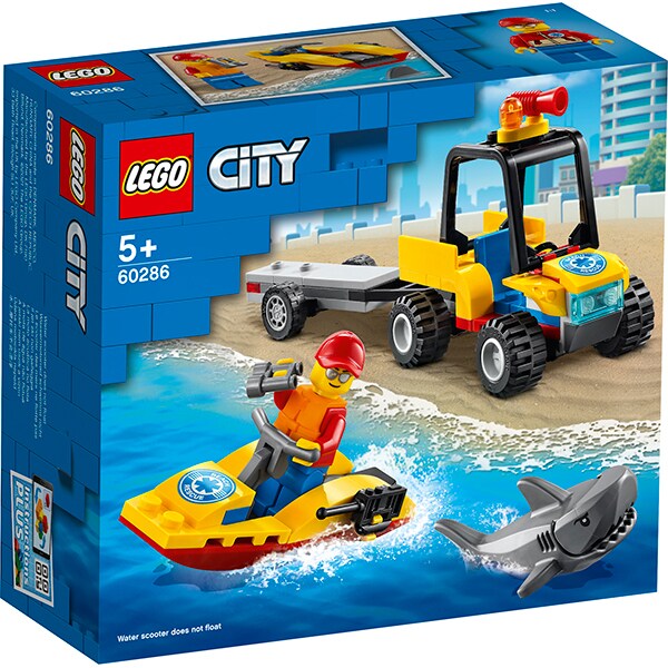 LEGO City: ATV de salvare pe plaja 60286, 5 ani+, 79 piese