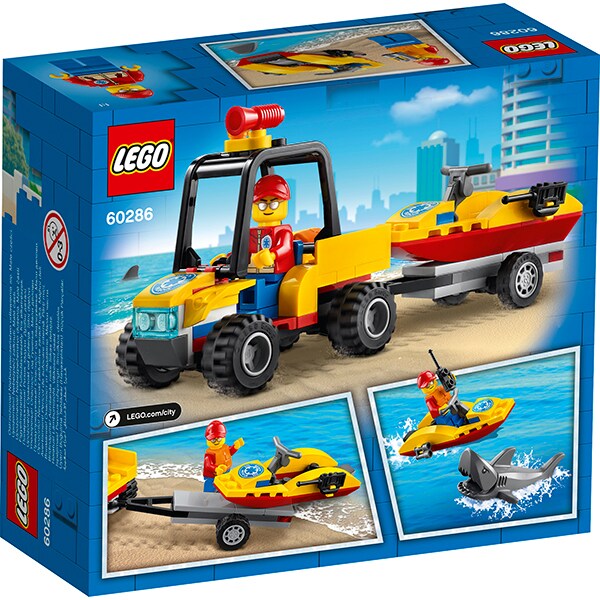 LEGO City: ATV de salvare pe plaja 60286, 5 ani+, 79 piese