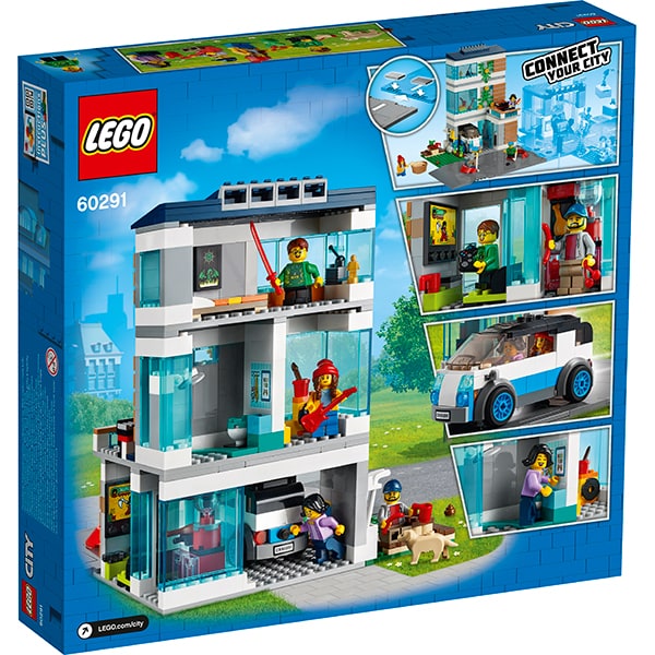 LEGO City: Casa familiei 60291, 5 ani+, 388 piese
